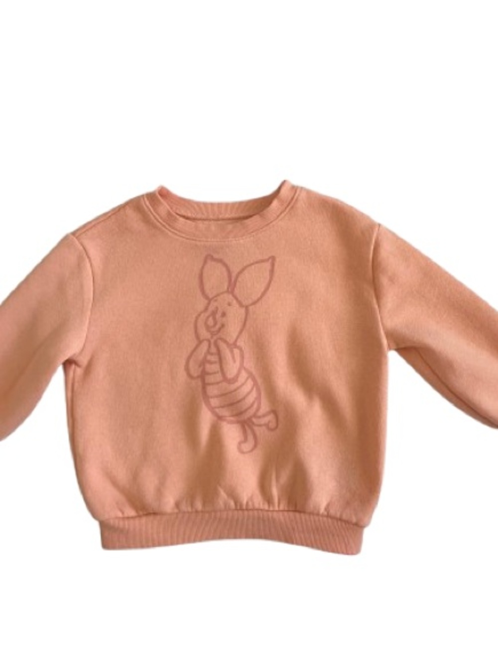 Old Navy x Disney Peach & White Baby Girl 18-24M Matched Sweatshirt & Pants Set - Picture 3 of 16